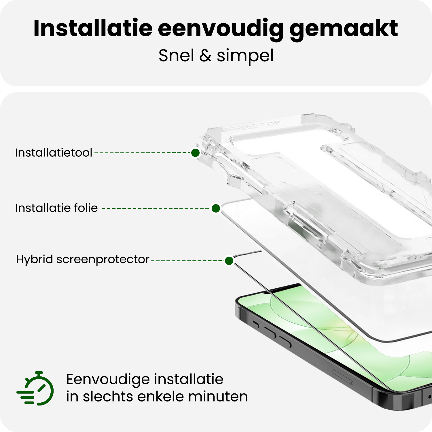 BASEY. BASEY. iPhone 17e Hybrid Screenprotector