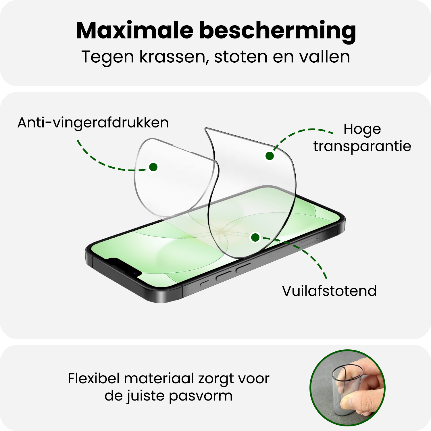 BASEY. BASEY. iPhone 17e Hybrid Screenprotector
