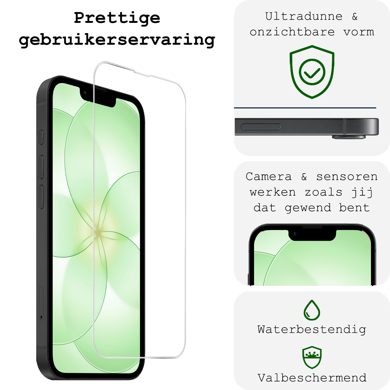 BASEY. BASEY. iPhone 17e Screenprotector Met Installatieframe