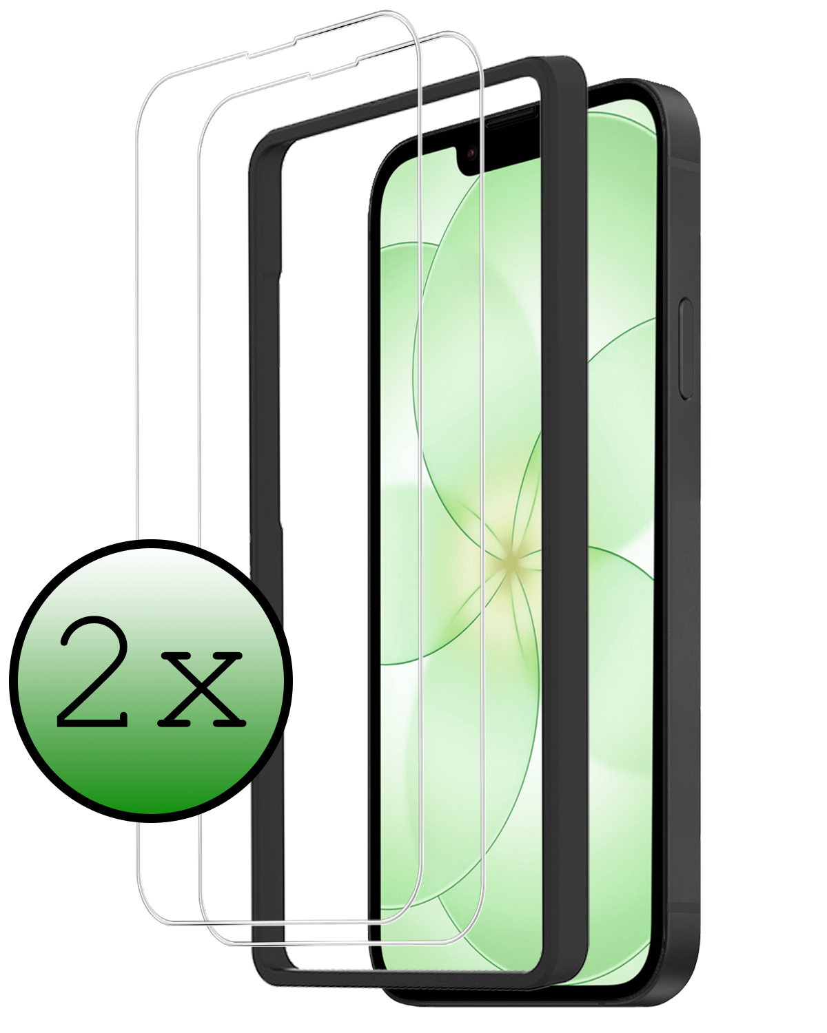 BASEY. BASEY. iPhone 17e Screenprotector Met Installatieframe - 2 PACK
