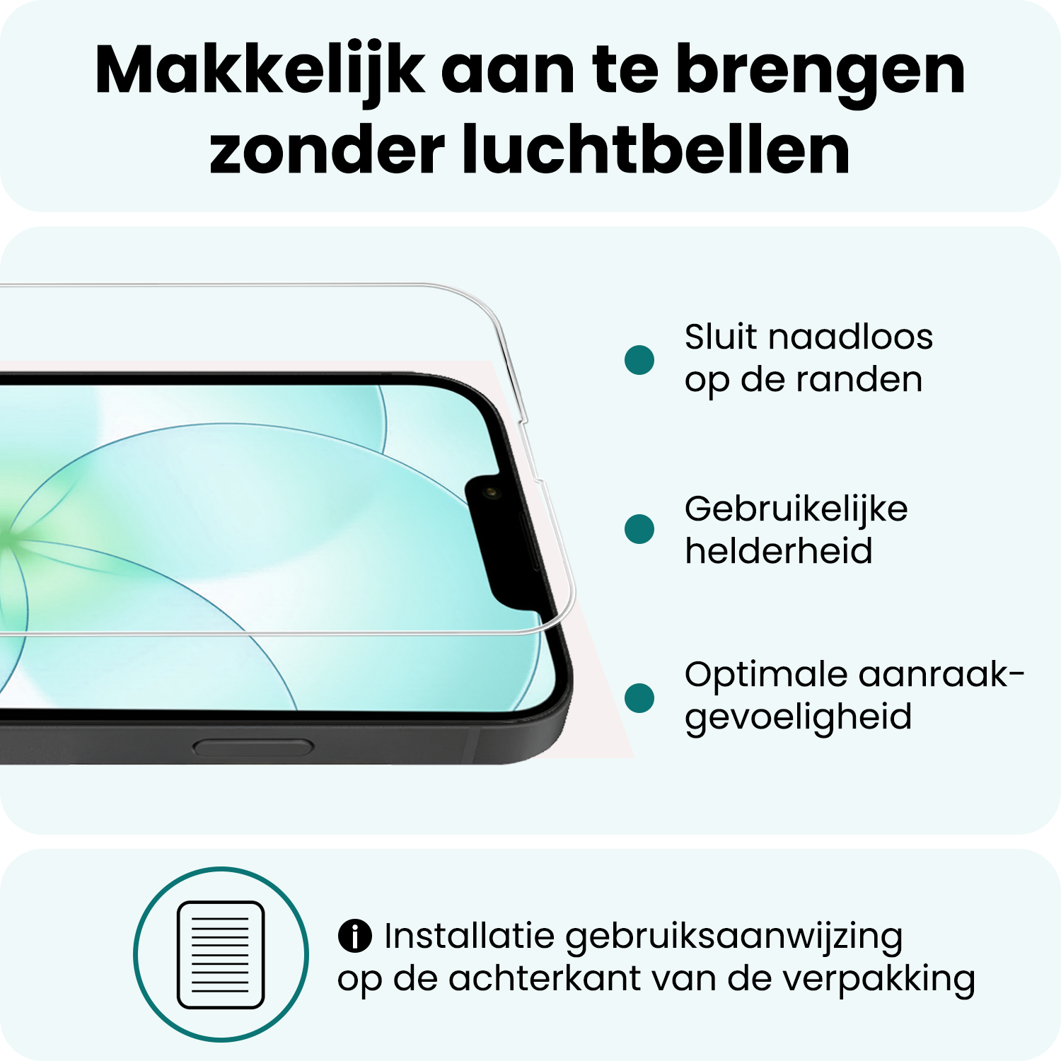 Forterra Forterra iPhone 17e Hoesje Siliconen Met 2x Screenprotector Met Dichte Notch - Geel