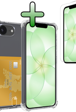 BASEY. BASEY. iPhone 17e Hoesje Pashouder Met Screenprotector