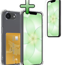 BASEY. BASEY. iPhone 17e Hoesje Pashouder Met Screenprotector