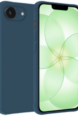 BASEY. BASEY. iPhone 17e Hoesje Siliconen - Donkerblauw