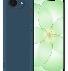 BASEY. BASEY. iPhone 17e Hoesje Siliconen - Donkerblauw
