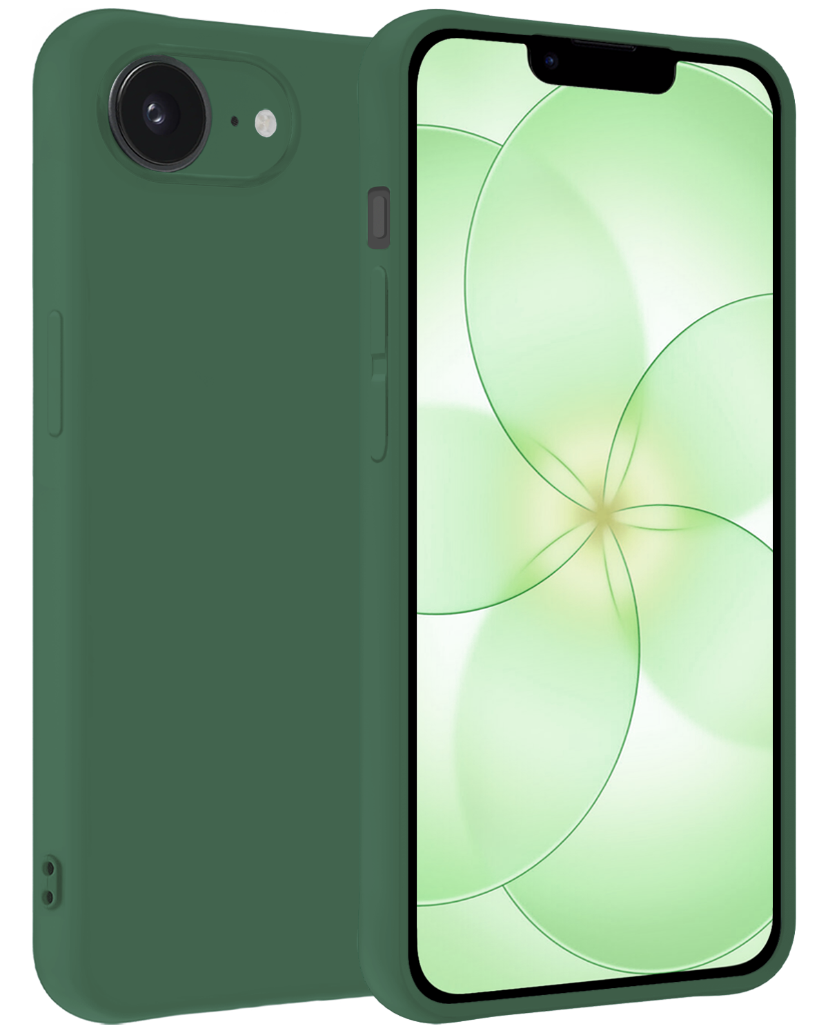 BASEY. BASEY. iPhone 17e Hoesje Siliconen - Donkergroen