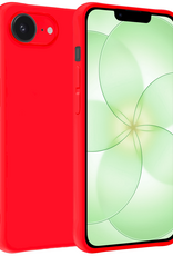 BASEY. BASEY. iPhone 17e Hoesje Siliconen - Rood