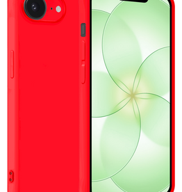 BASEY. BASEY. iPhone 17e Hoesje Siliconen - Rood