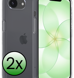 BASEY. BASEY. iPhone 17e Hoesje Siliconen - Transparant - 2 PACK