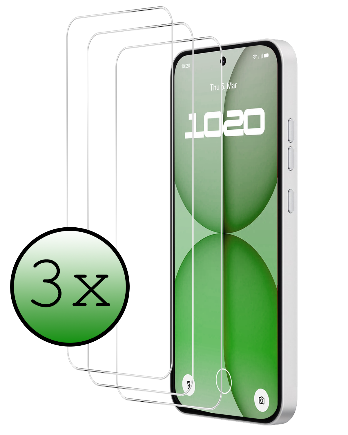 BASEY. BASEY. Nothing Phone (4a) Screenprotector - 3 PACK