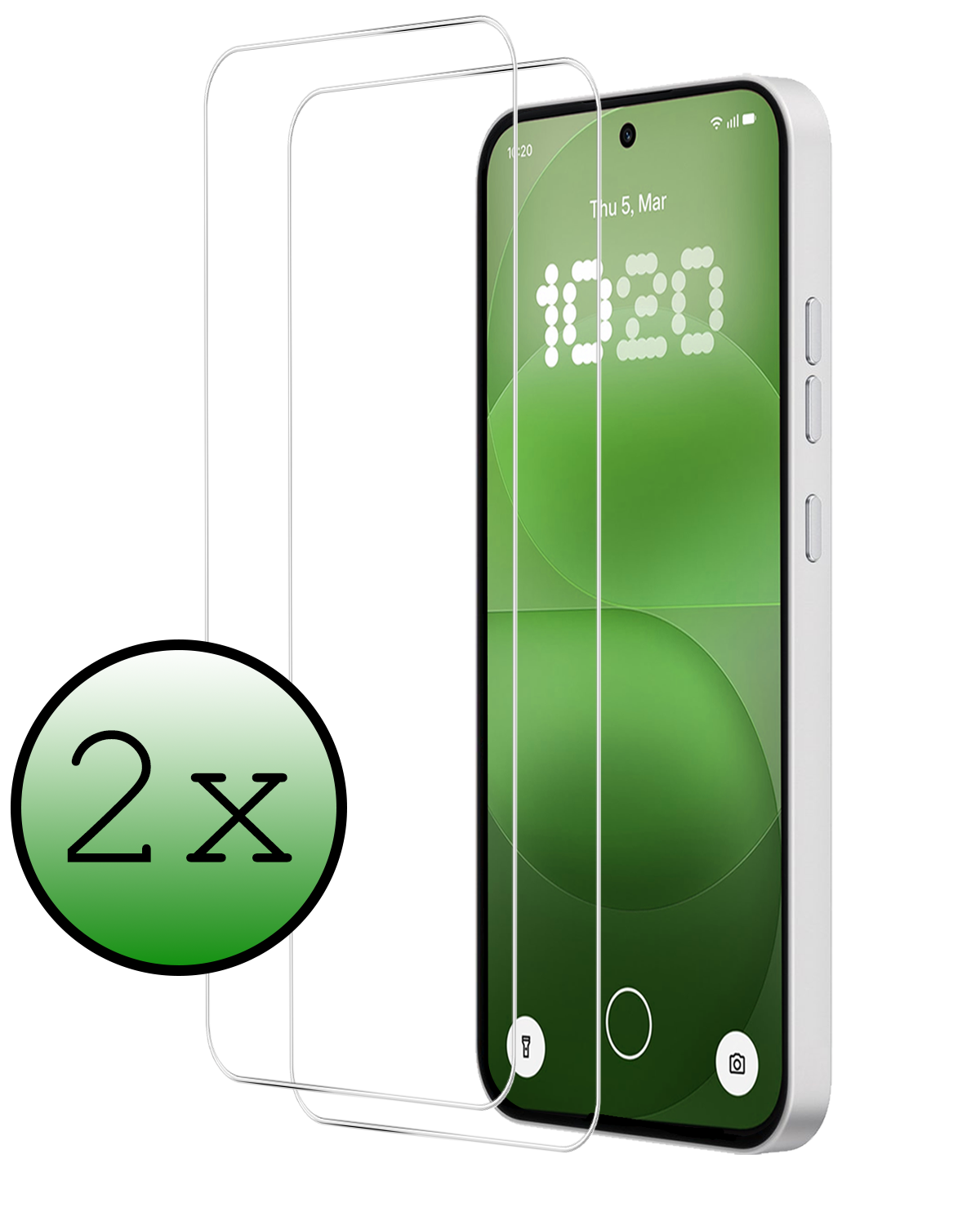 BASEY. BASEY. Nothing Phone (4a) Pro Screenprotector - 2 PACK