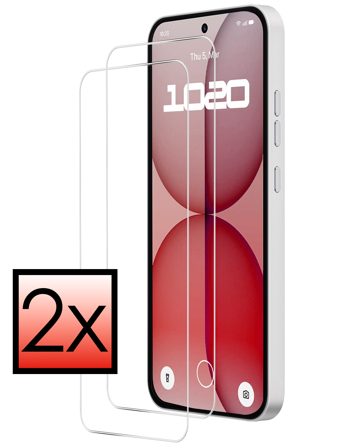 NoXx NoXx Nothing Phone (4a) Screenprotector - 2 PACK