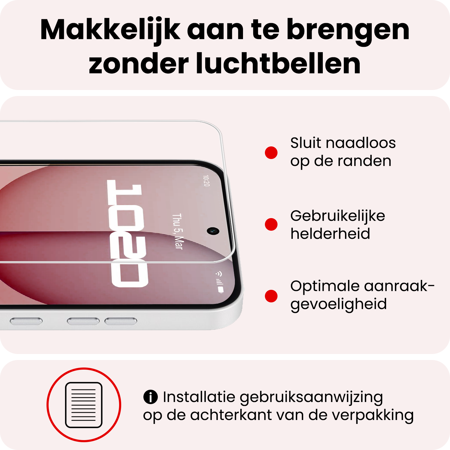 NoXx NoXx Nothing Phone (4a) Screenprotector - 3 PACK