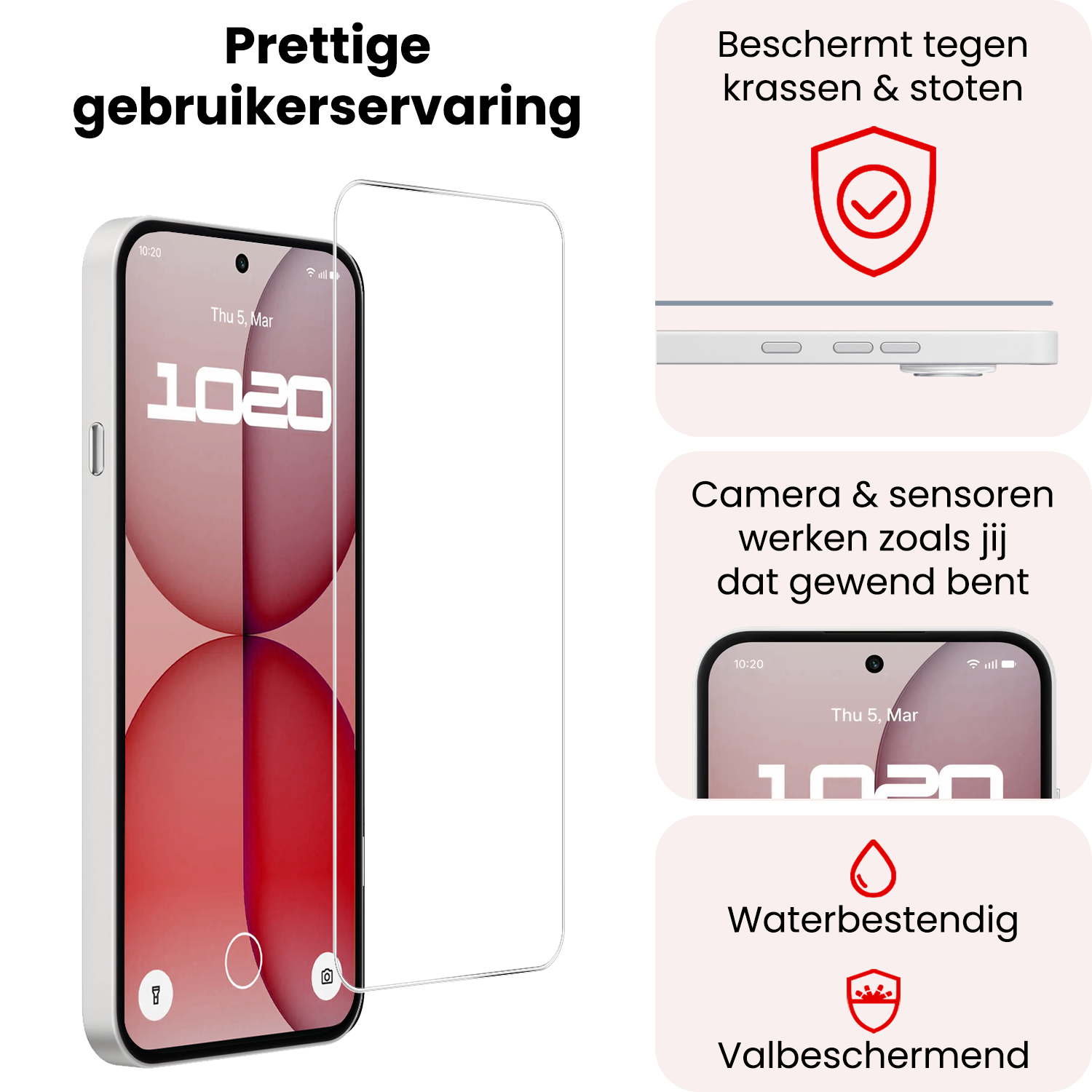 NoXx NoXx Nothing Phone (4a) Screenprotector - 3 PACK