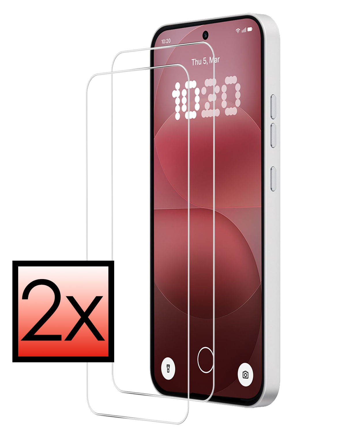 NoXx NoXx Nothing Phone (4a) Pro Screenprotector - 2 PACK