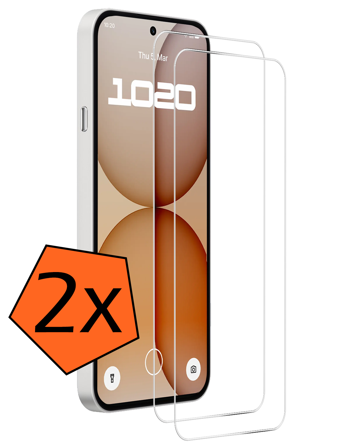 Nomfy Nomfy Nothing Phone (4a) Screenprotector - 2 PACK