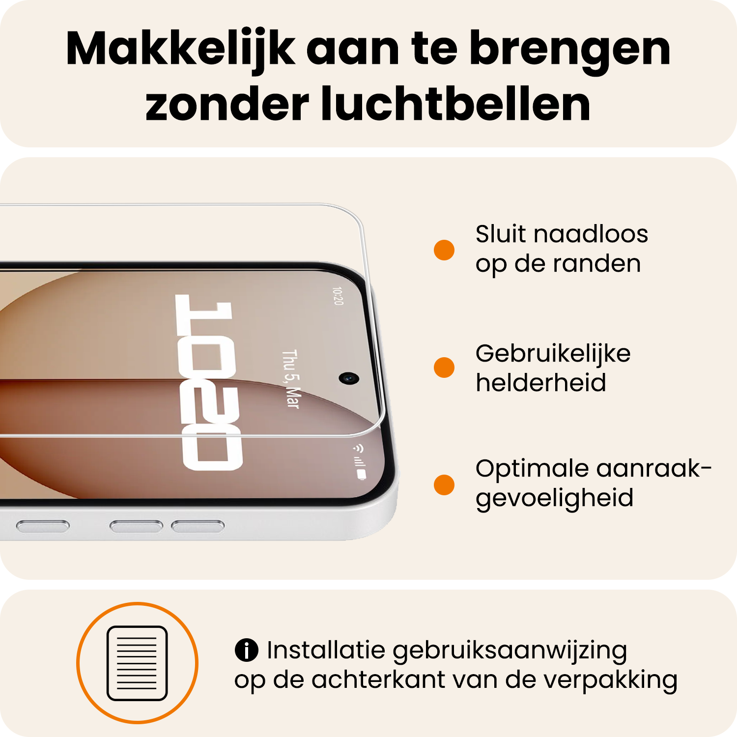 Nomfy Nomfy Nothing Phone (4a) Screenprotector - 2 PACK