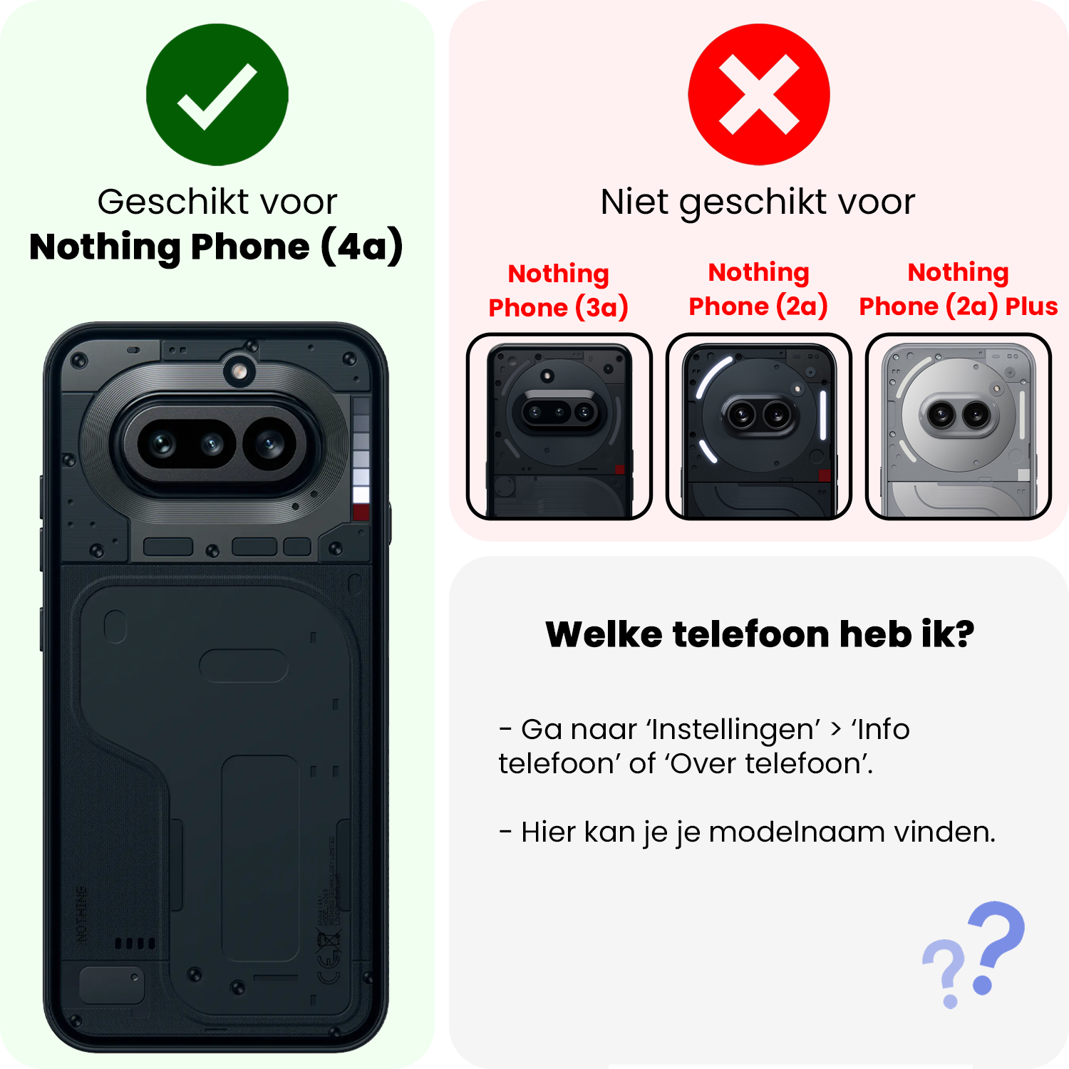 Nomfy Nomfy Nothing Phone (4a) Screenprotector - 3 PACK