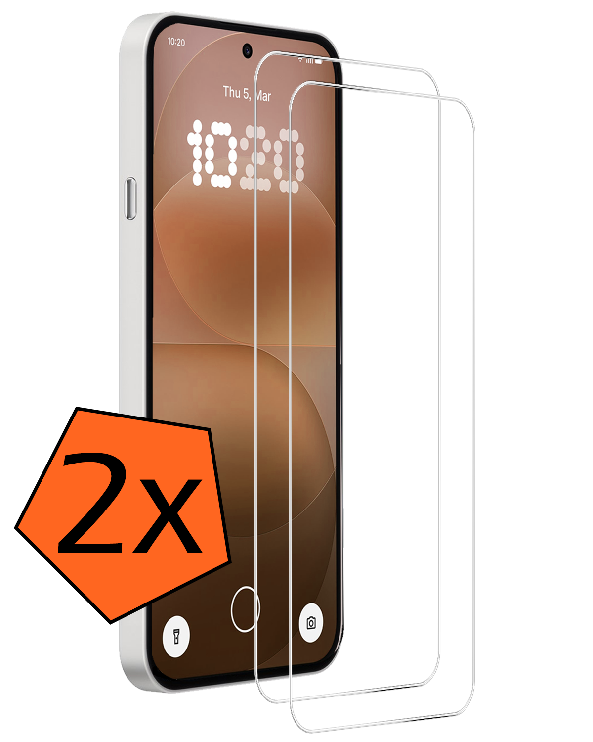 Nomfy Nomfy Nothing Phone (4a) Pro Screenprotector - 2 PACK