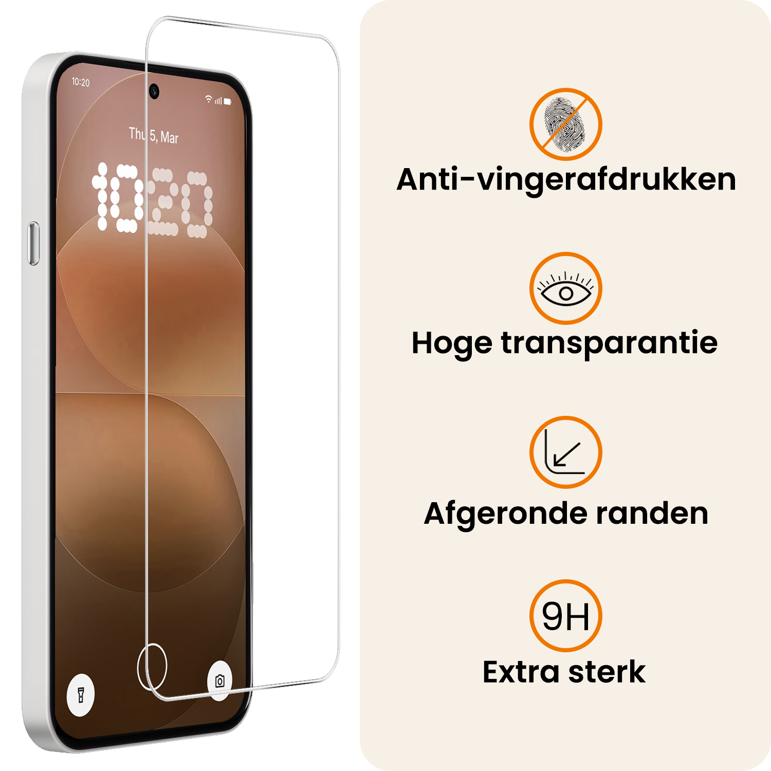 Nomfy Nomfy Nothing Phone (4a) Pro Screenprotector - 2 PACK