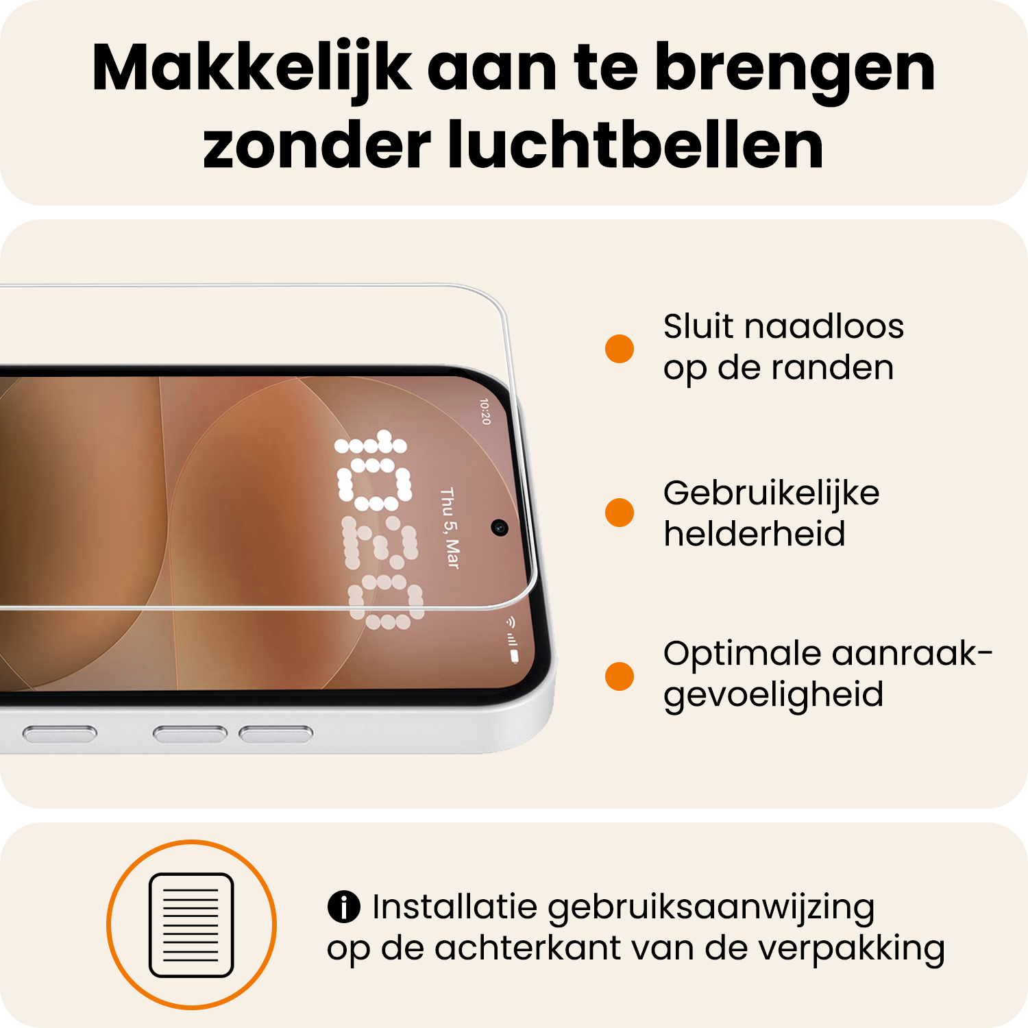 Nomfy Nomfy Nothing Phone (4a) Pro Screenprotector - 2 PACK