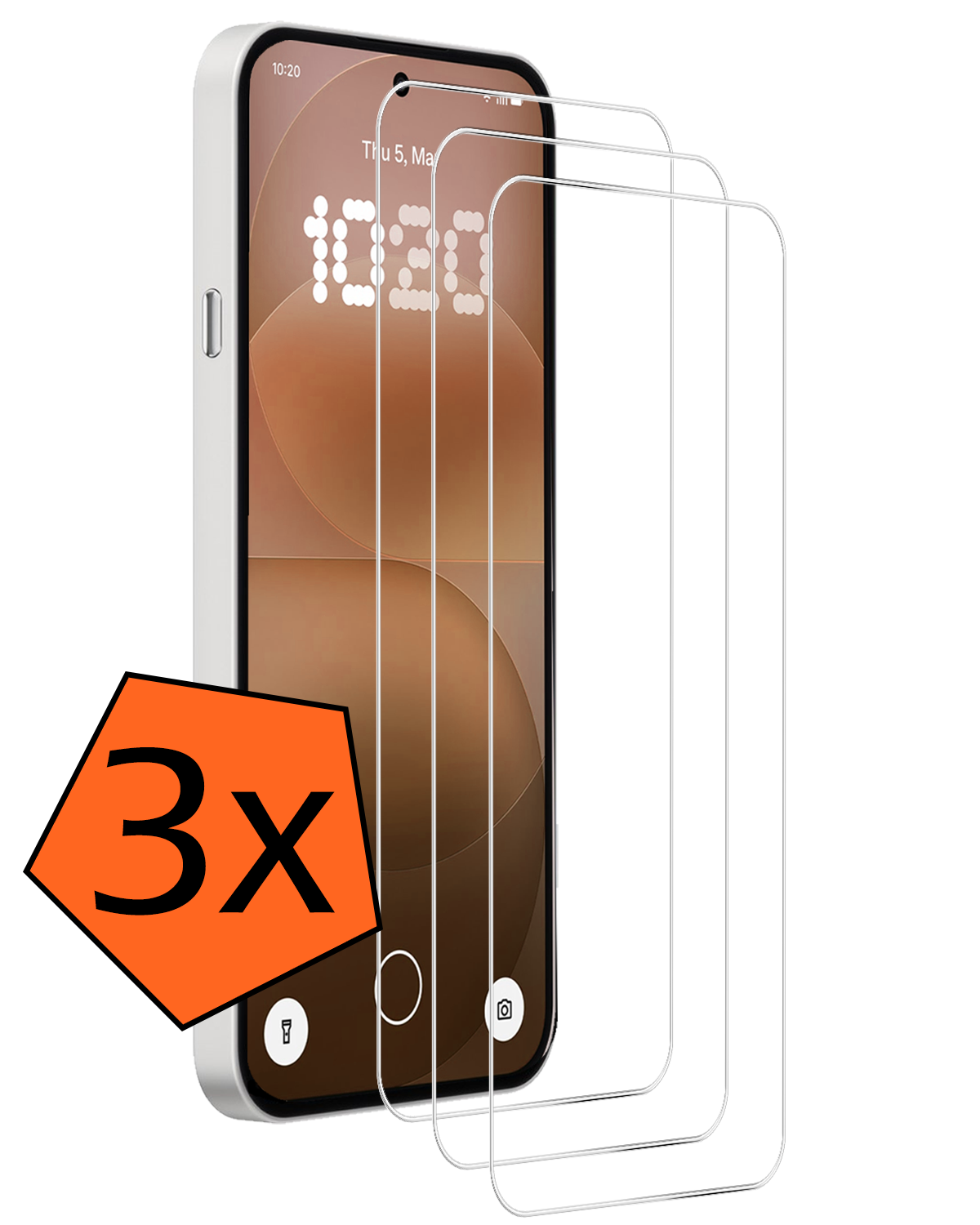 Nomfy Nomfy Nothing Phone (4a) Pro Screenprotector - 3 PACK
