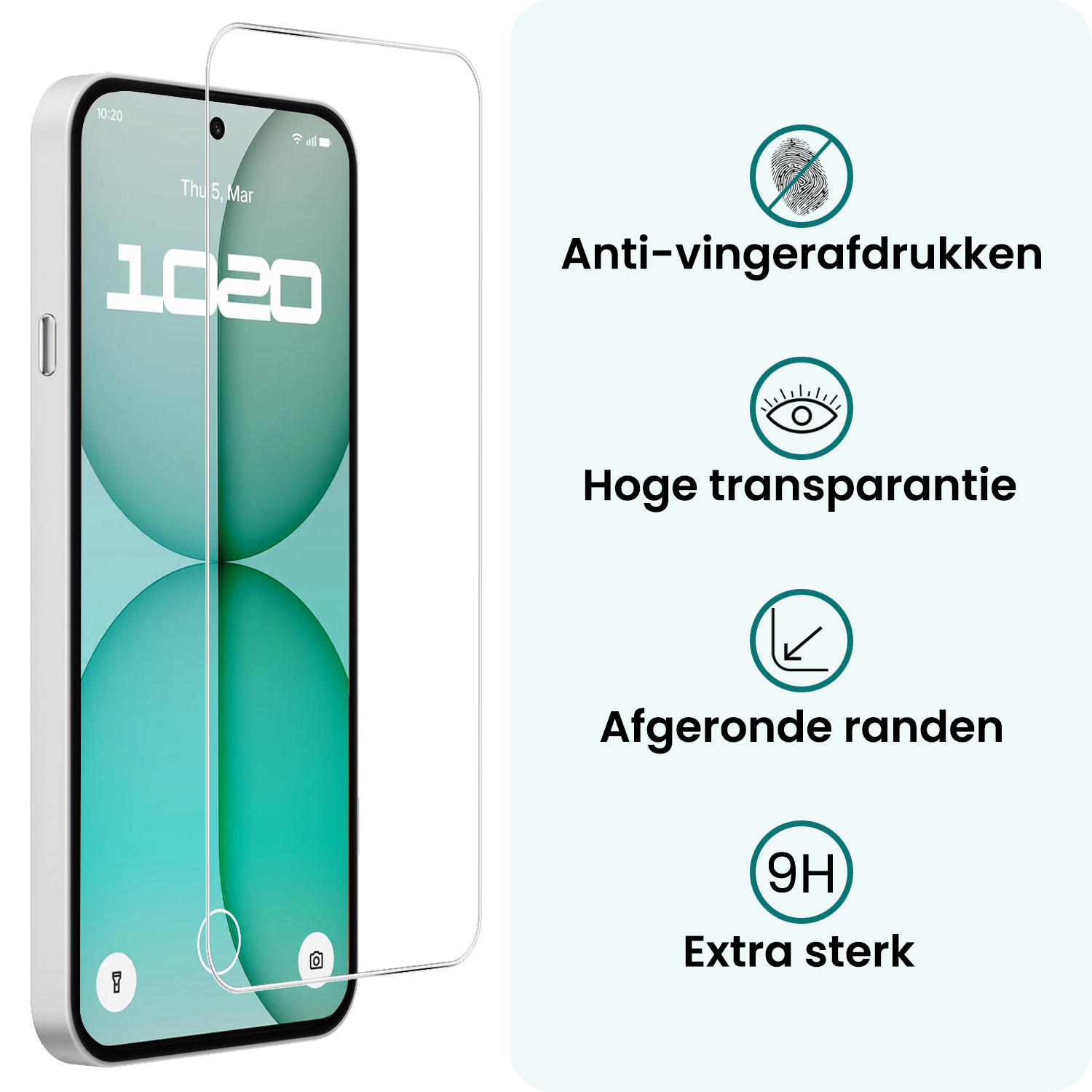 Forterra Forterra Nothing Phone (4a) Screenprotector Glas