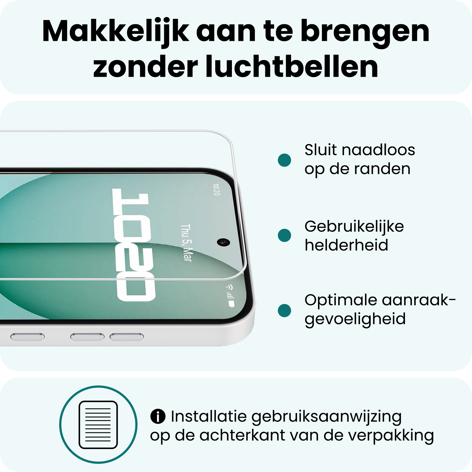 Forterra Forterra Nothing Phone (4a) Screenprotector Glas