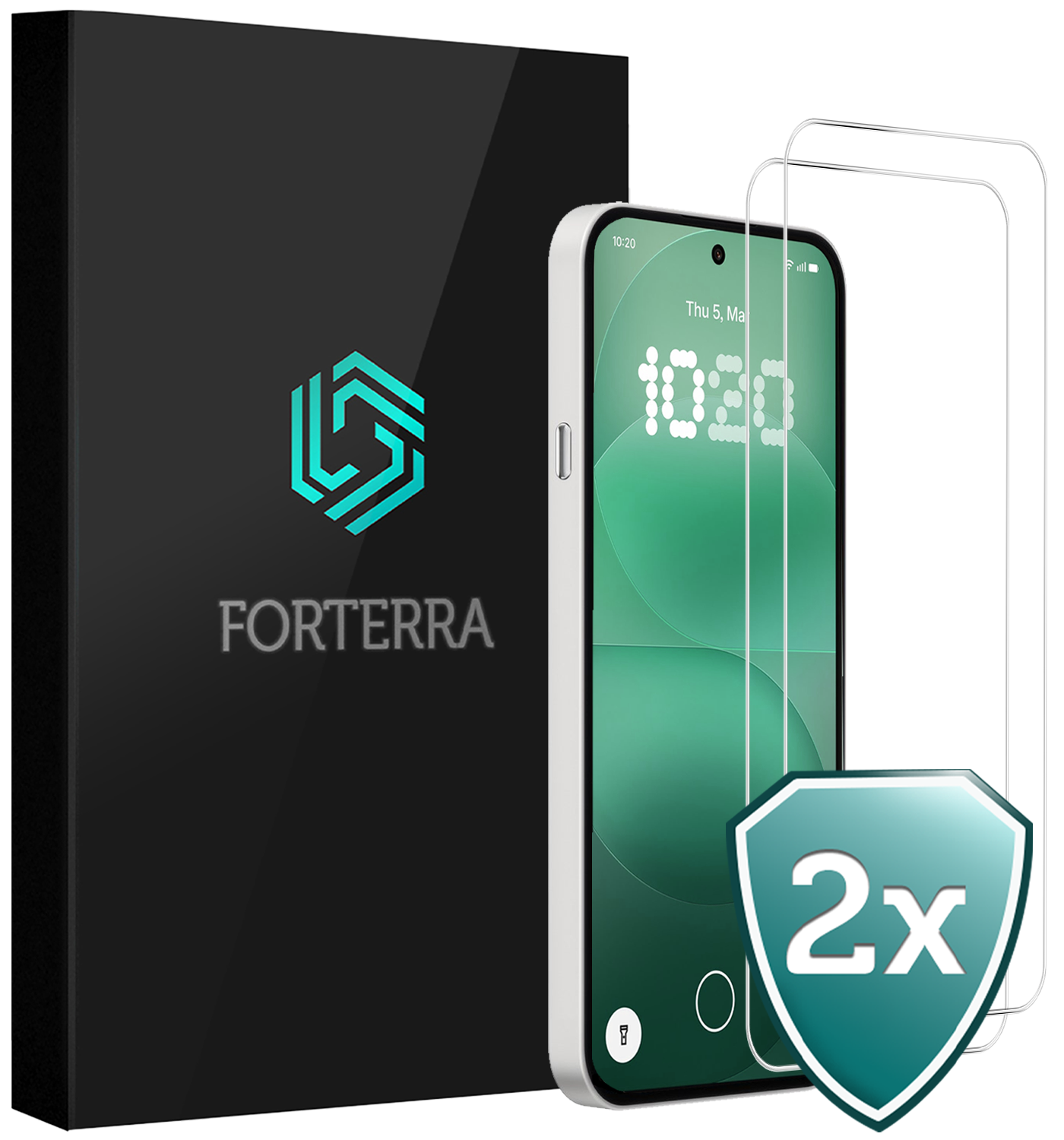 Forterra Forterra Nothing Phone (4a) Pro Screenprotector Glas - 2 PACK