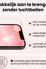 NoXx NoXx iPhone 17e Hoesje Pashouder met Koord Met 2x Screenprotector - Aubergine