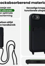 BASEY. BASEY. iPhone 17e Hoesje Pashouder met Koord - Zwart