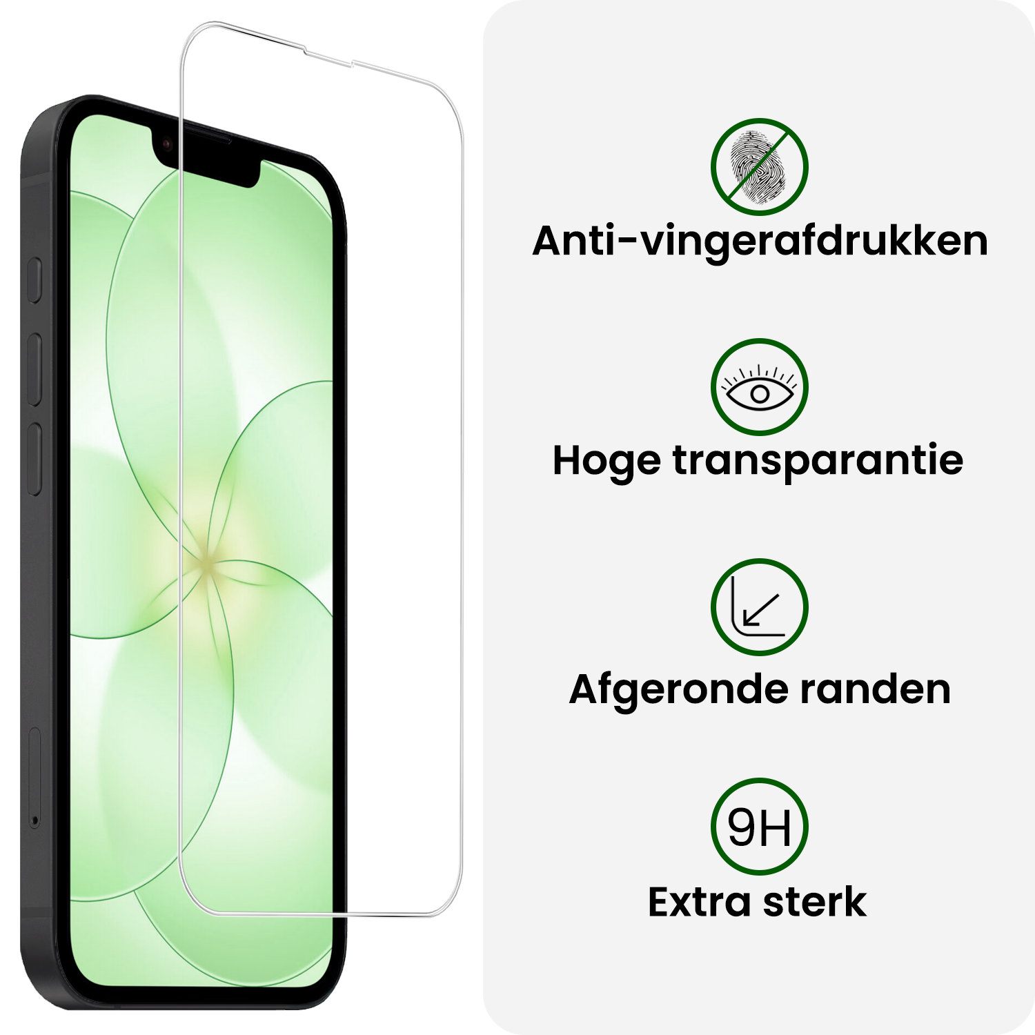 BASEY. BASEY. iPhone 17e Hoesje Pashouder met Koord Met 2x Screenprotector - Zwart