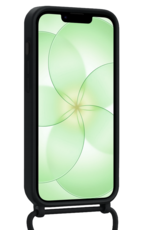 BASEY. BASEY. iPhone 17e Hoesje Pashouder met Koord Met 2x Screenprotector - Zwart