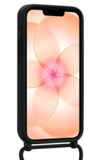 Nomfy Nomfy iPhone 17e Hoesje Pashouder met Koord - Zwart - 2 PACK