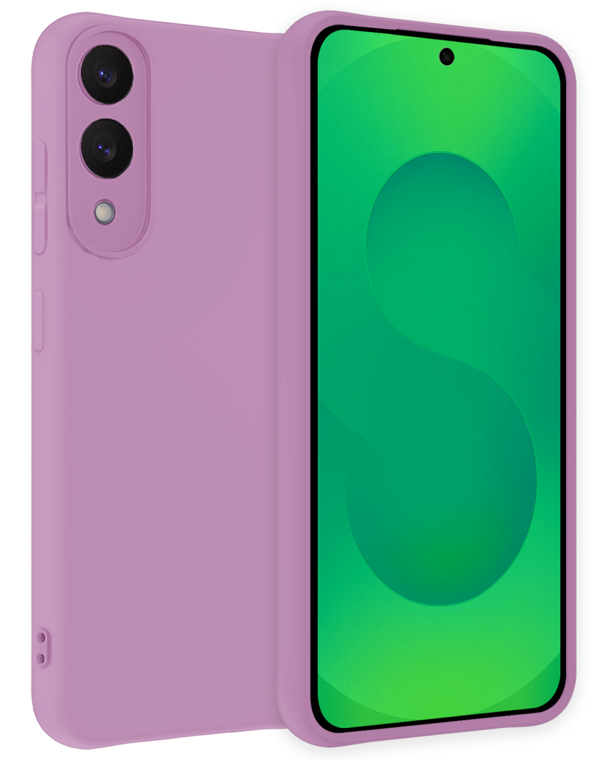 BASEY. BASEY. Samsung Galaxy S25 Edge Hoesje Siliconen - Lila