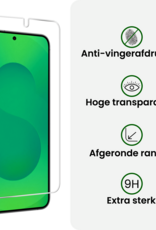 BASEY. BASEY. Samsung Galaxy S25 Edge Hoesje Siliconen Met 2x Screenprotector - Lila