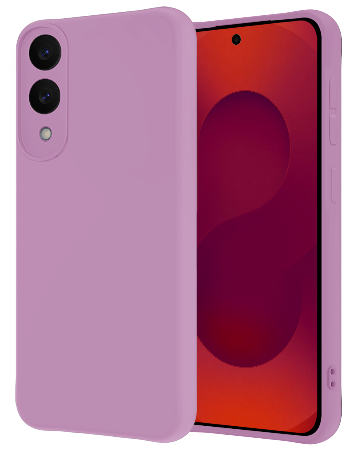 NoXx NoXx Samsung Galaxy S25 Edge Hoesje Siliconen - Lila