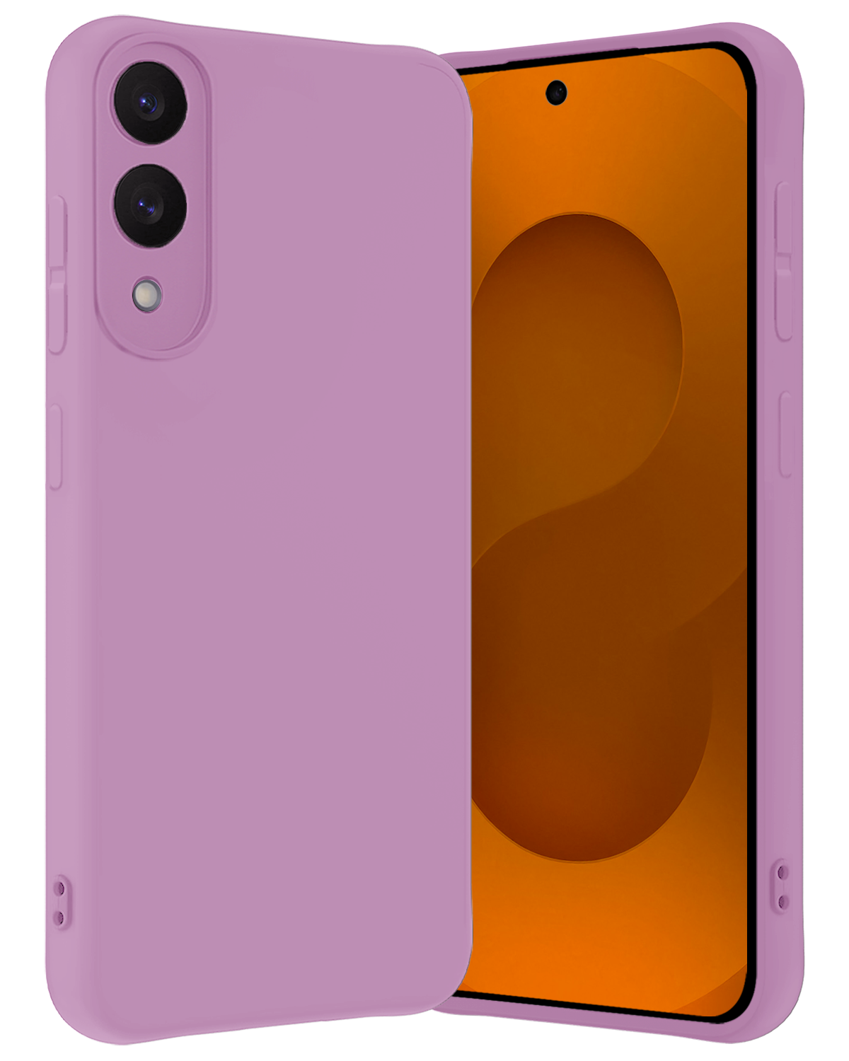 Nomfy Nomfy Samsung Galaxy S25 Edge Hoesje Siliconen - Lila