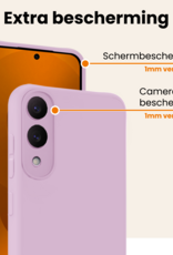 Nomfy Nomfy Samsung Galaxy S25 Edge Hoesje Siliconen - Lila