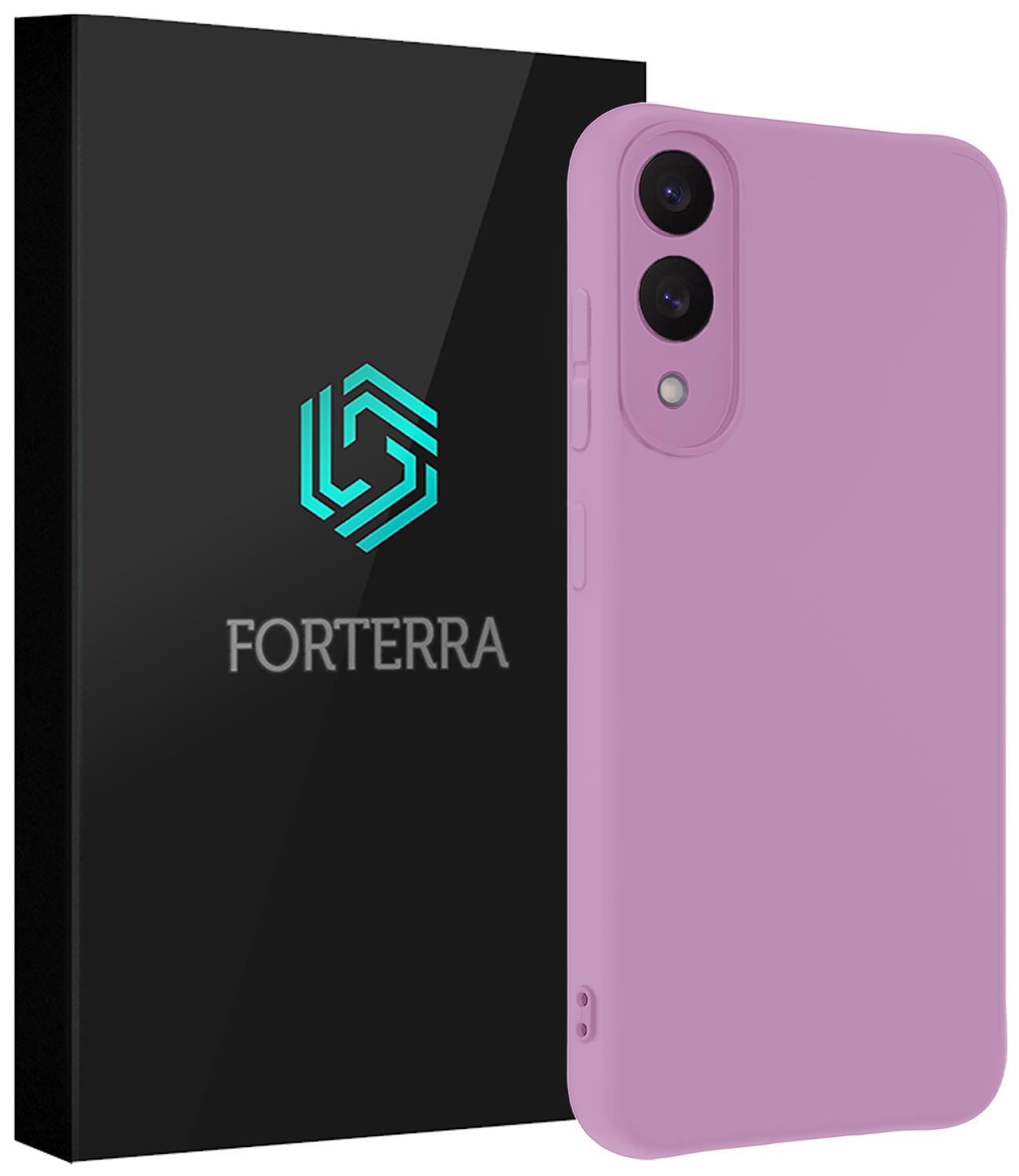 Forterra Forterra Samsung Galaxy S25 Edge Hoesje Siliconen - Lila