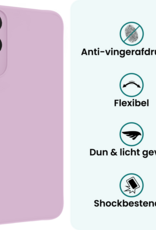 Forterra Forterra Samsung Galaxy S25 Edge Hoesje Siliconen - Lila