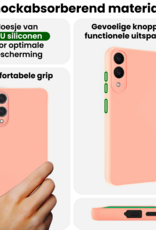 BASEY. BASEY. Samsung Galaxy S25 Edge Hoesje Siliconen - Lichtroze - 2 PACK