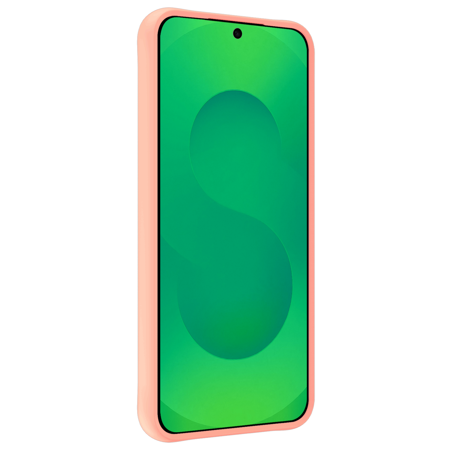 BASEY. BASEY. Samsung Galaxy S25 Edge Hoesje Siliconen Met Screenprotector - Lichtroze