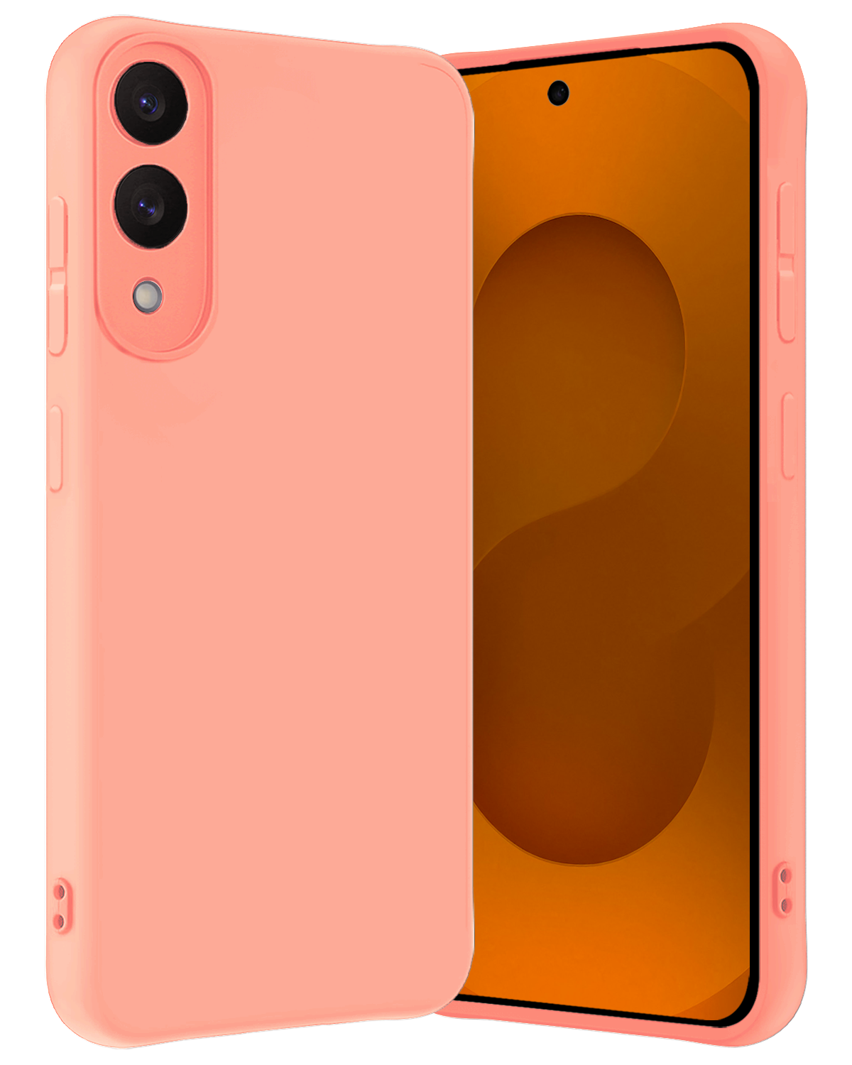 Nomfy Nomfy Samsung Galaxy S25 Edge Hoesje Siliconen - Lichtroze