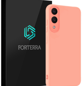 Forterra Forterra Samsung Galaxy S25 Edge Hoesje Siliconen - Lichtroze