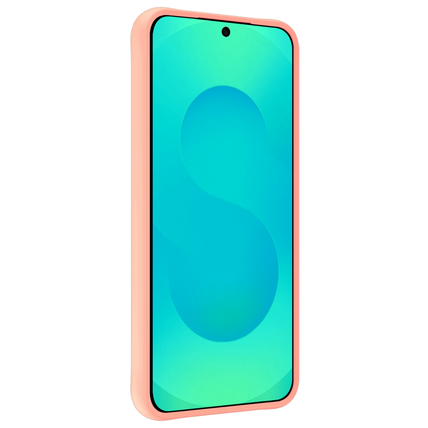 Forterra Forterra Samsung Galaxy S25 Edge Hoesje Siliconen Met Screenprotector - Lichtroze