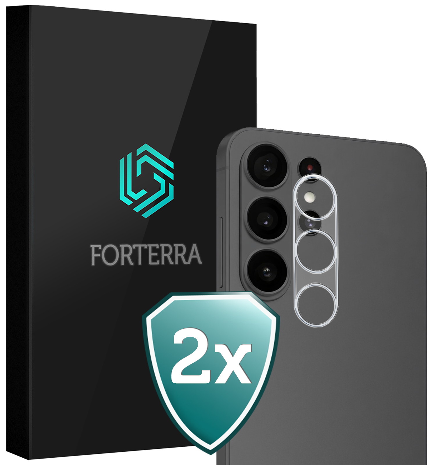 Forterra Forterra Samsung Galaxy S26 Ultra Camera Screenprotector - 2 PACK