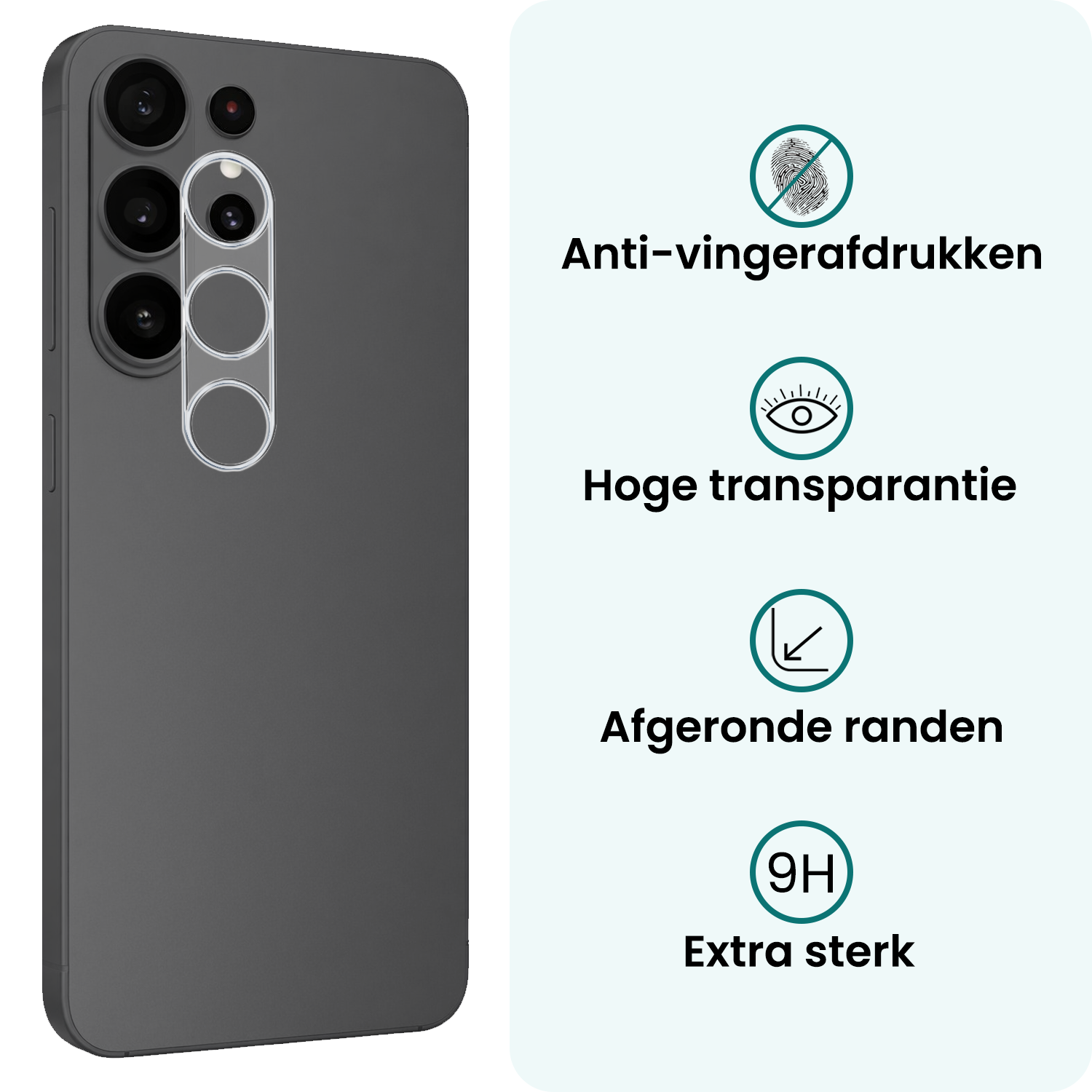 Forterra Forterra Samsung Galaxy S26 Ultra Camera Screenprotector - 3 PACK