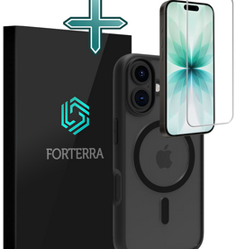Forterra Forterra iPhone 17 Magsafe Hoesje Zwart Met Screenprotector