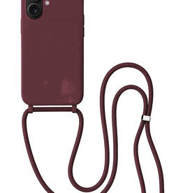 BASEY. BASEY. iPhone 17 Hoesje met Koord - Aubergine